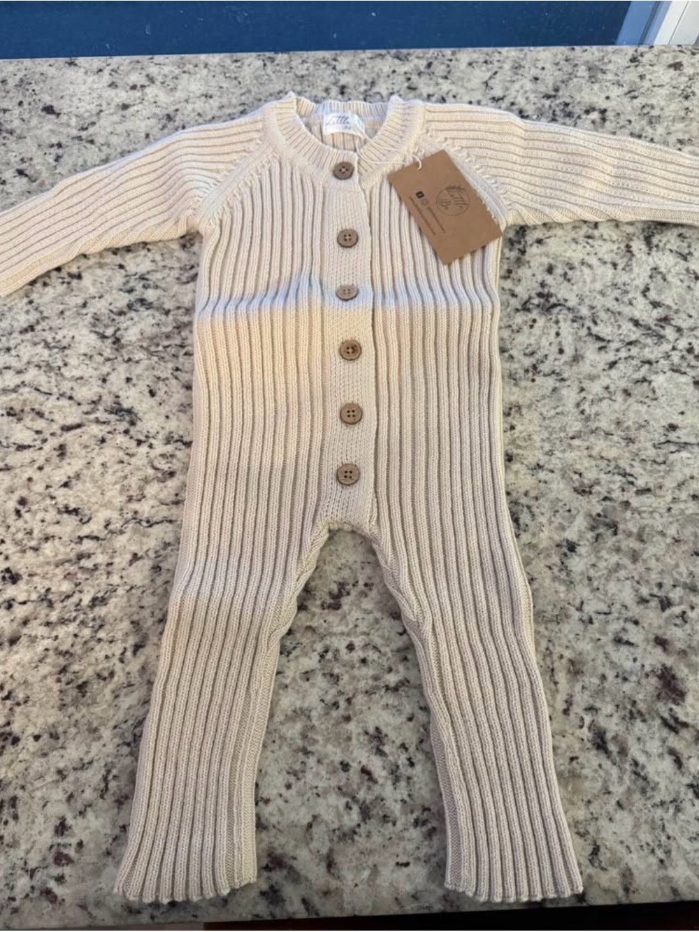 Little B’s Nursery Ribbed Baby Romper
